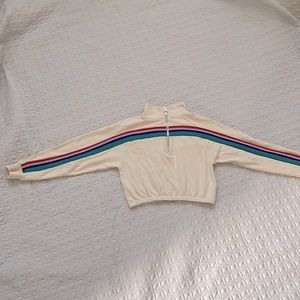 Retro cropped sweatshirt
